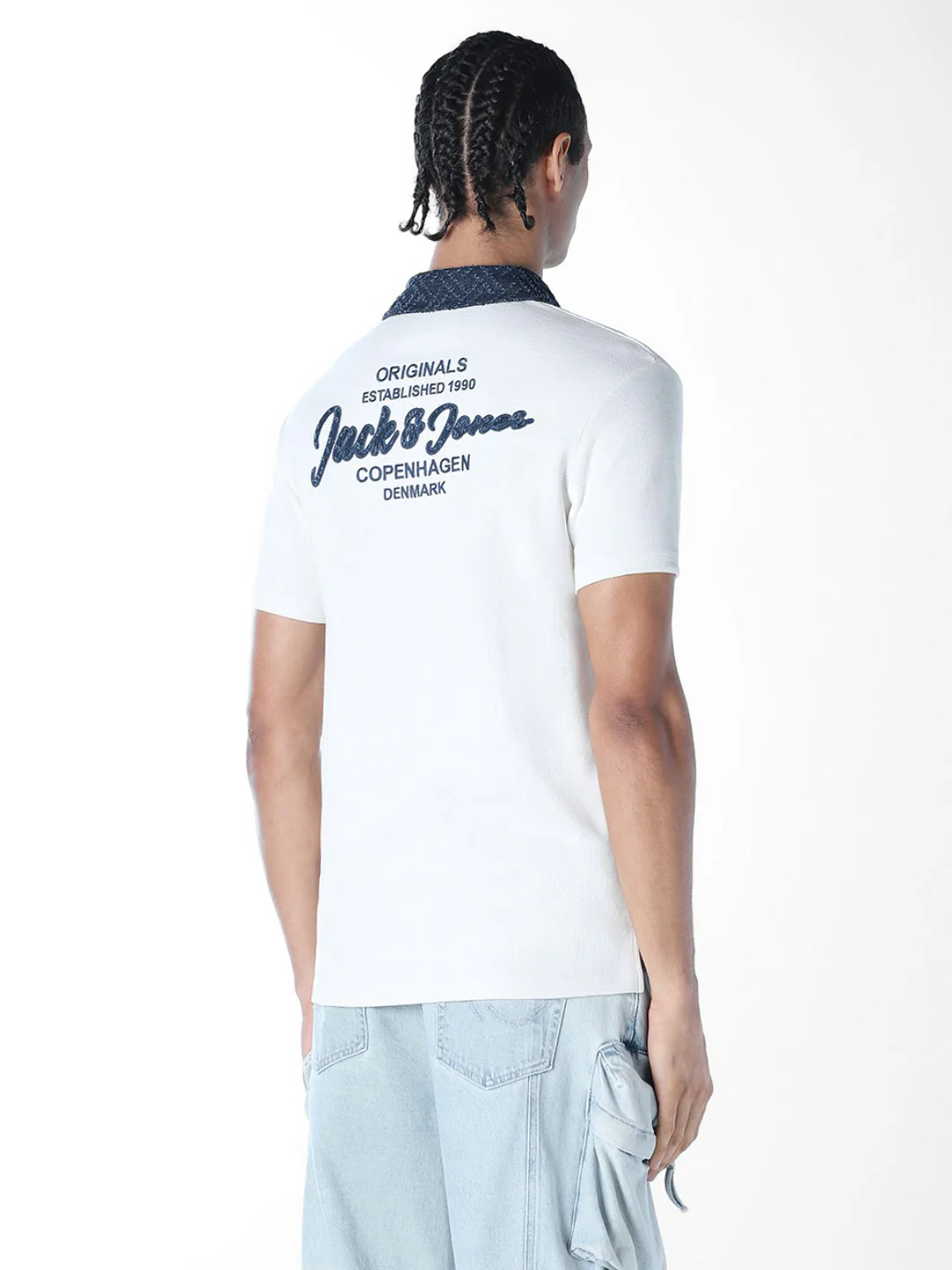 Applique Embroidered Polo T-shirt - Image 4