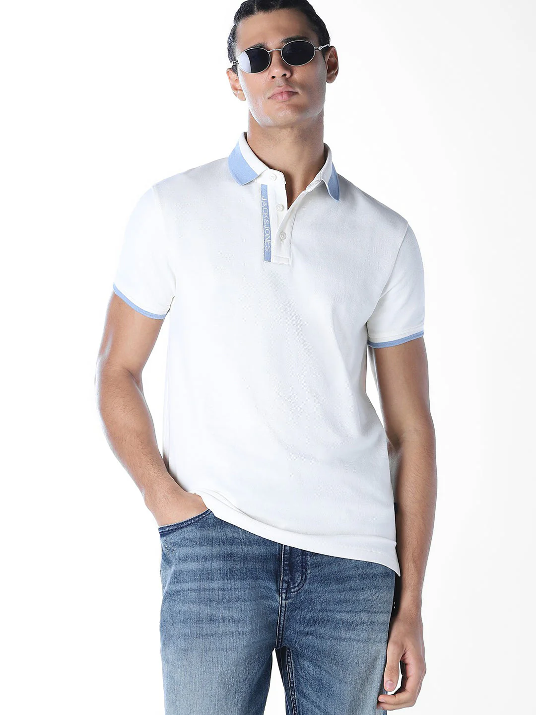 Printed Cotton Polo
