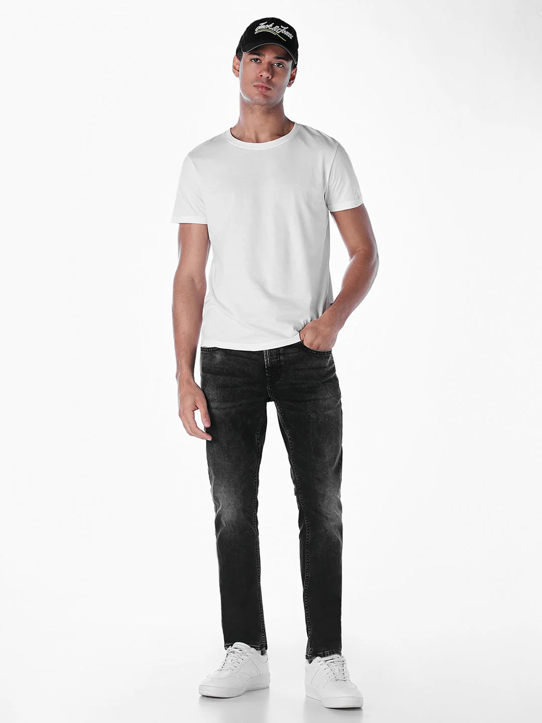 5 Pocket Washed Ben Skinny Fit Jeans - Image 6