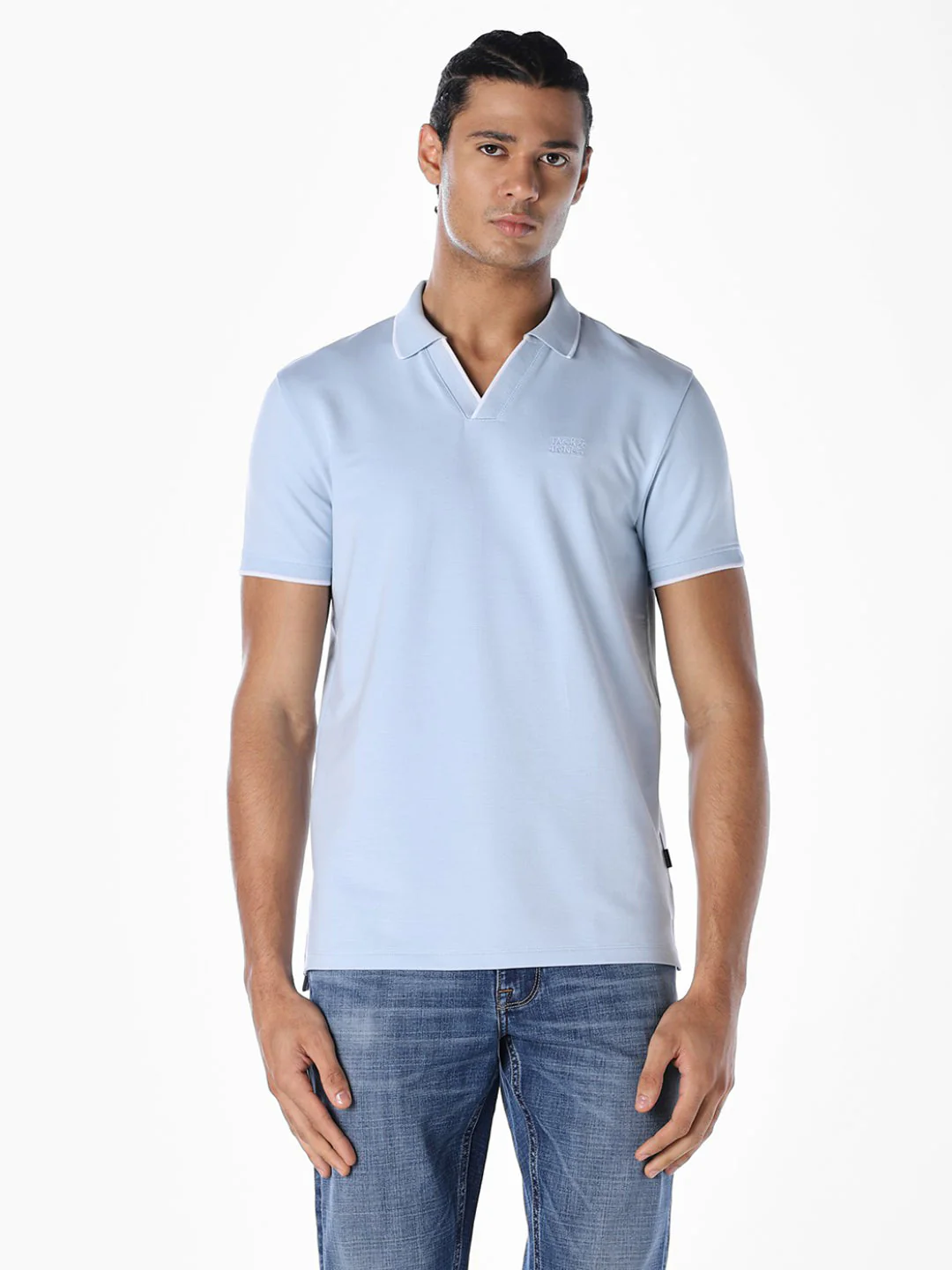 Light Blue Polo - Image 2