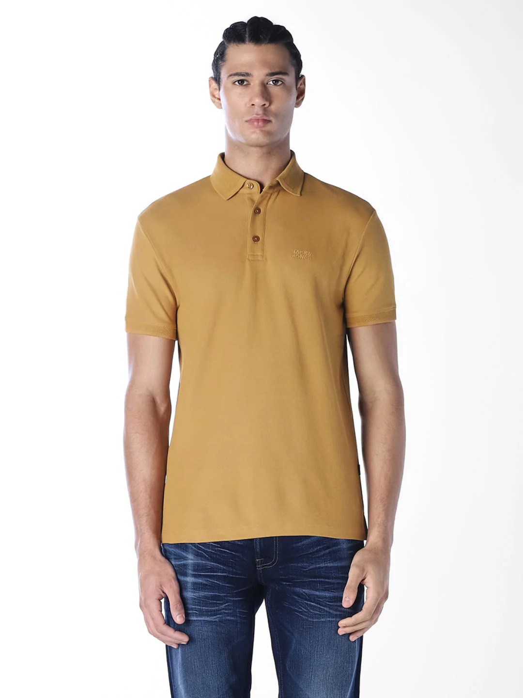 Knitted Logo Print Polo - Image 2