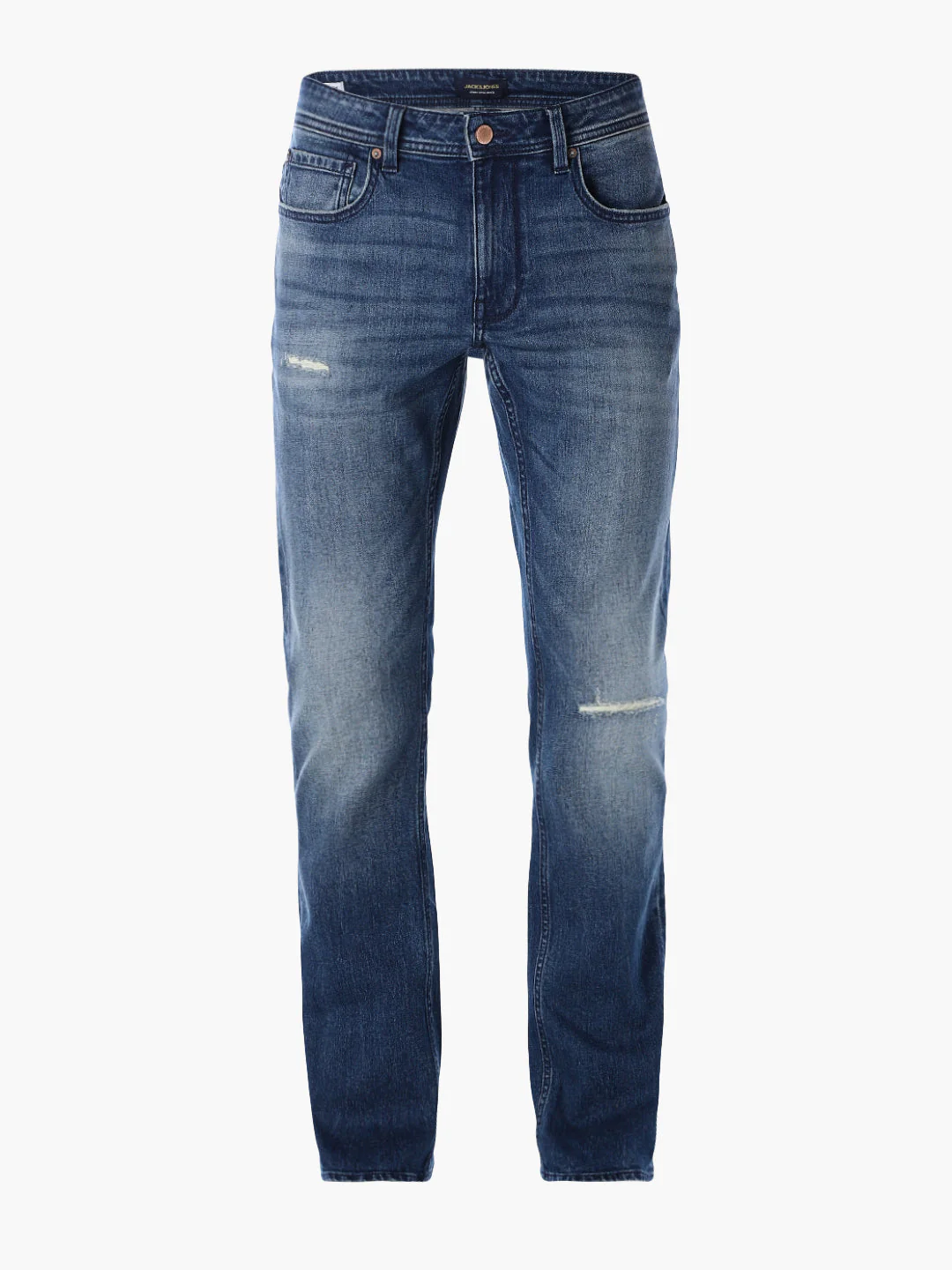 5 Pocket Distressed Clark Regular Fit Jeans - Image 7