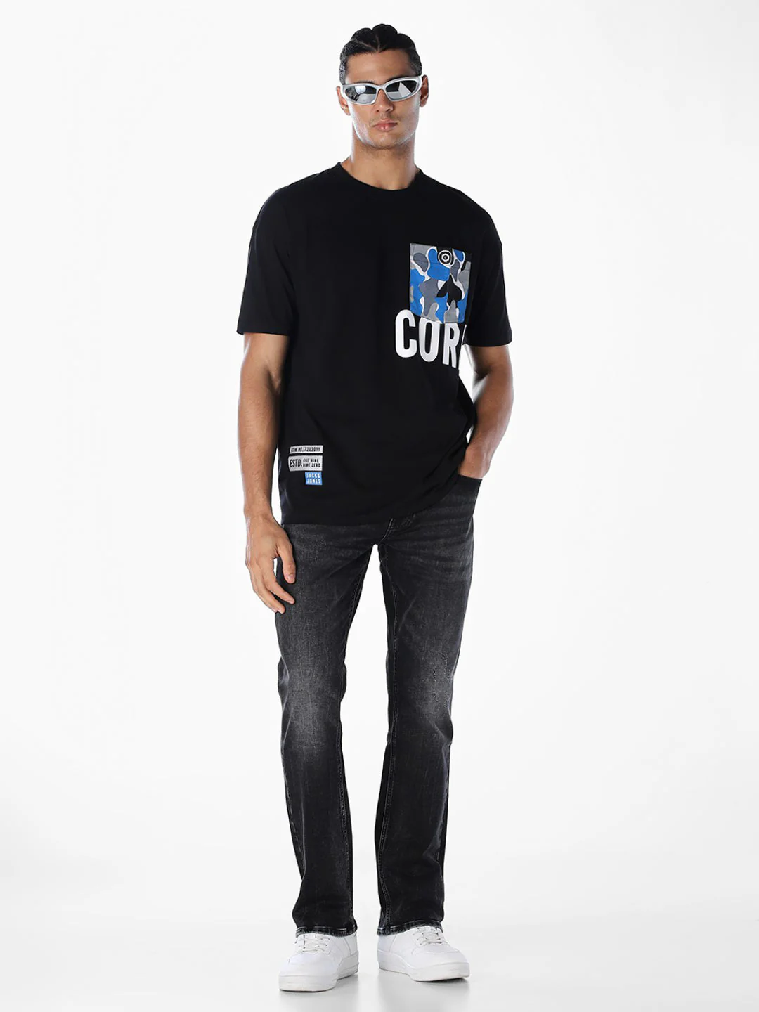 5 Pocket Washed Clark Regular Fit Jeans - Image 6