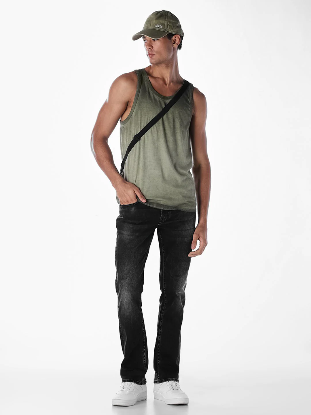 Black Washed Clark Regular Fit Jeans - Image 6