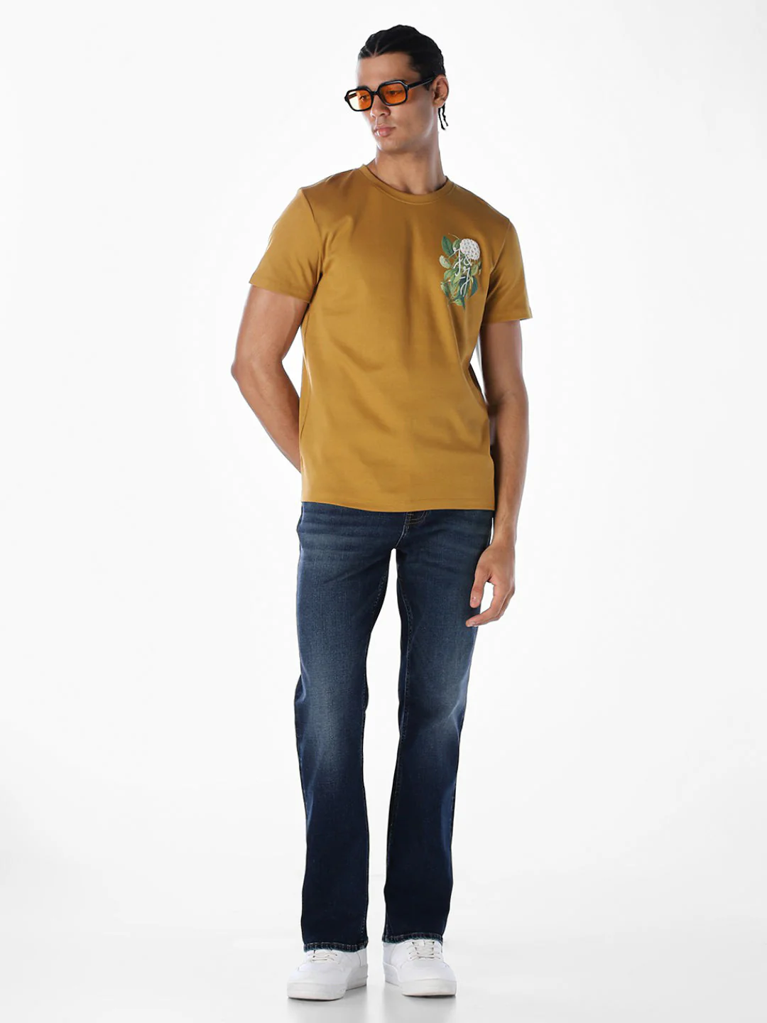 Dark Blue Cliff Bootcut Jeans - Image 6