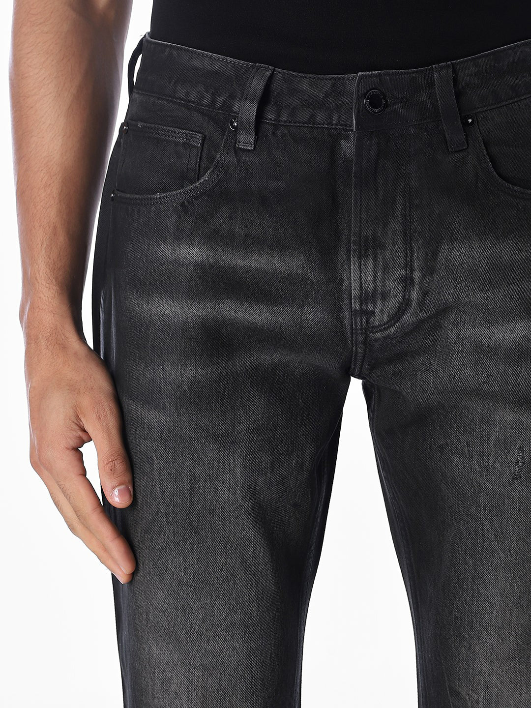 Black Cliff Bootcut Jeans - Image 4