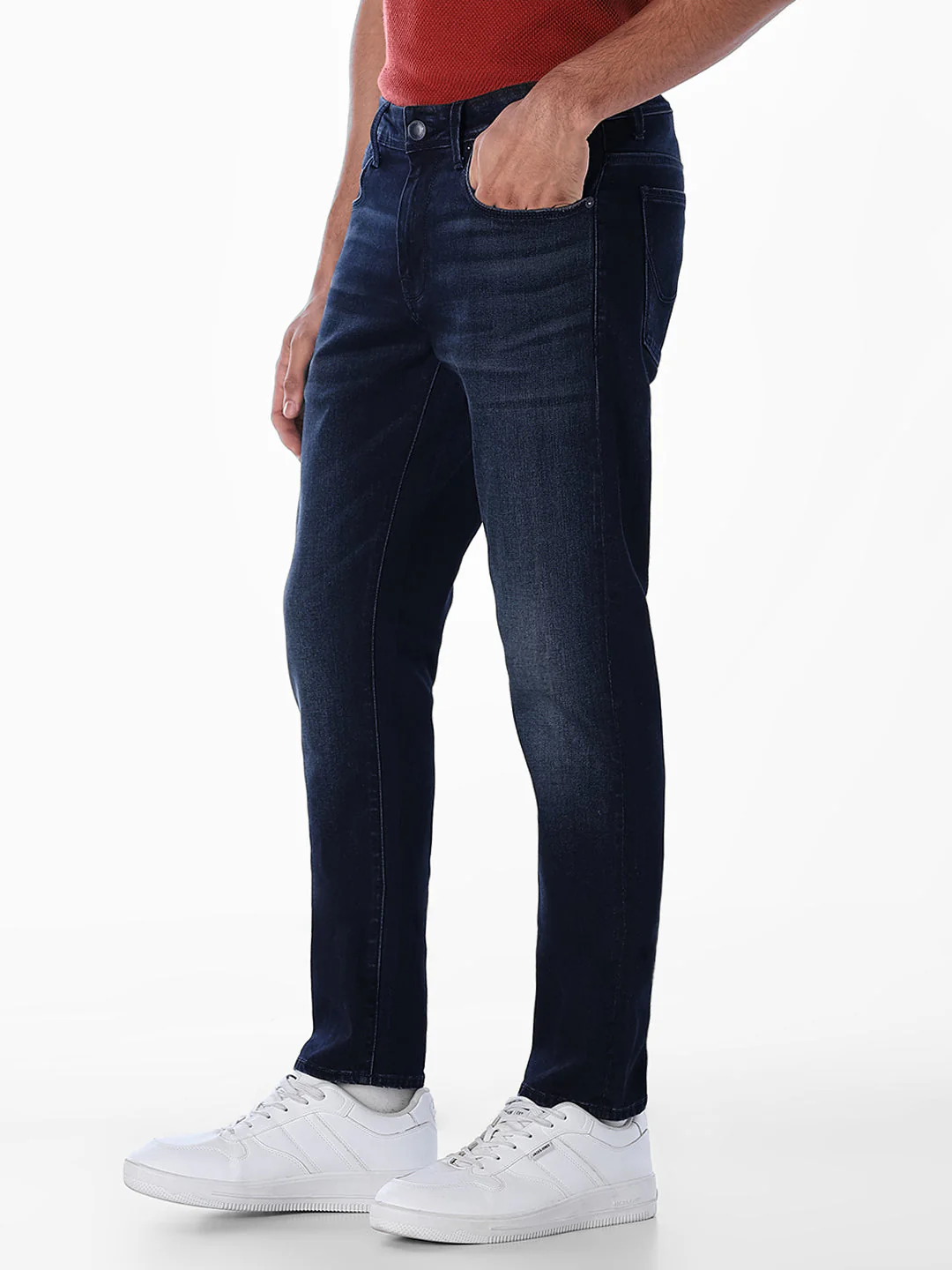 Dark Blue Glenn Slim Fit Jeans - Image 2