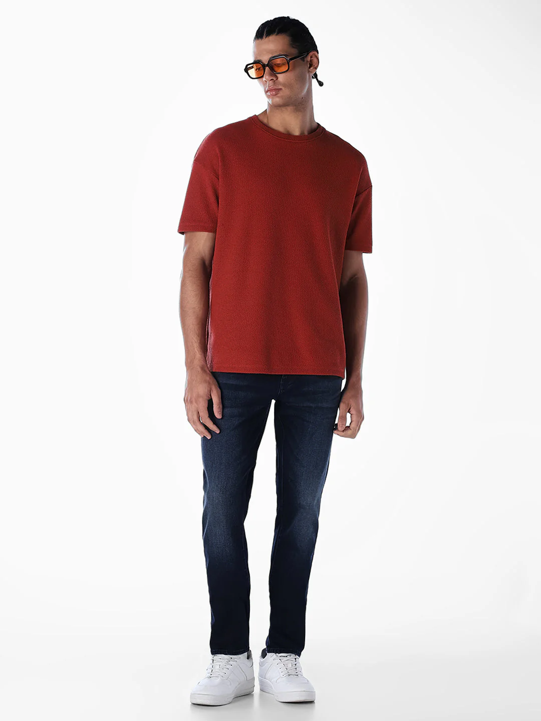 Dark Blue Glenn Slim Fit Jeans - Image 6