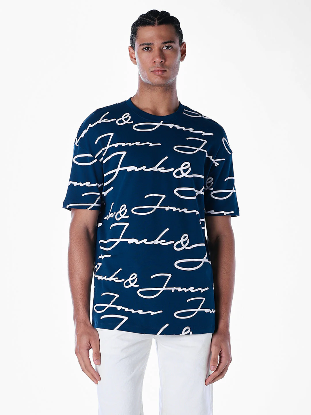 Typographic Logo Print Oversized T-shirt - Image 2