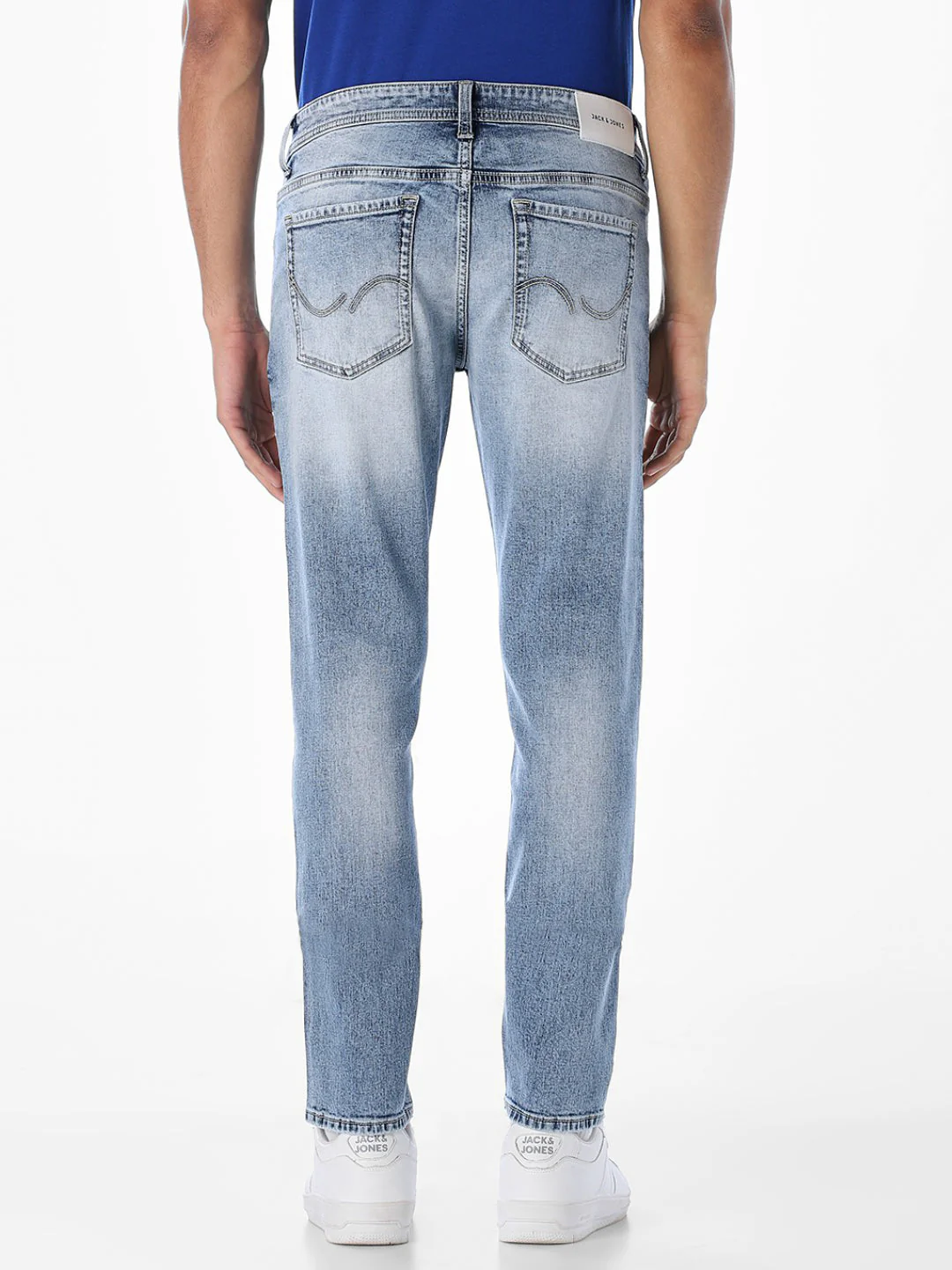 Distressed Glenn Slim Fit Jeans - Light Blue - Image 3