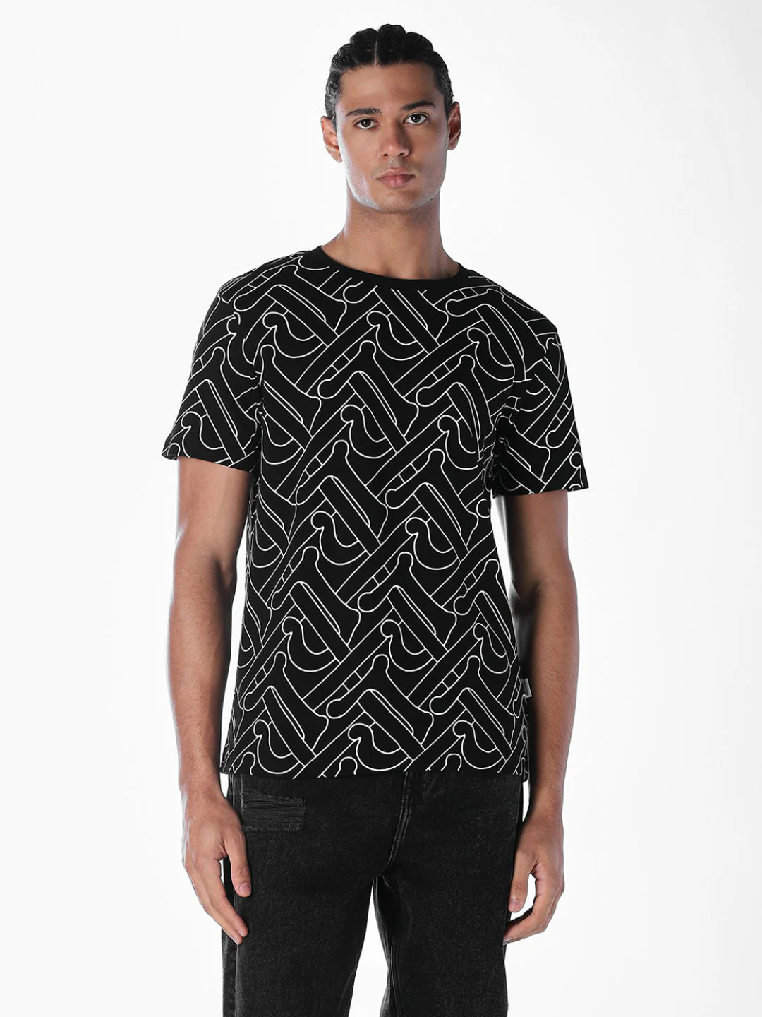 Printed Cotton T-shirt - Image 2