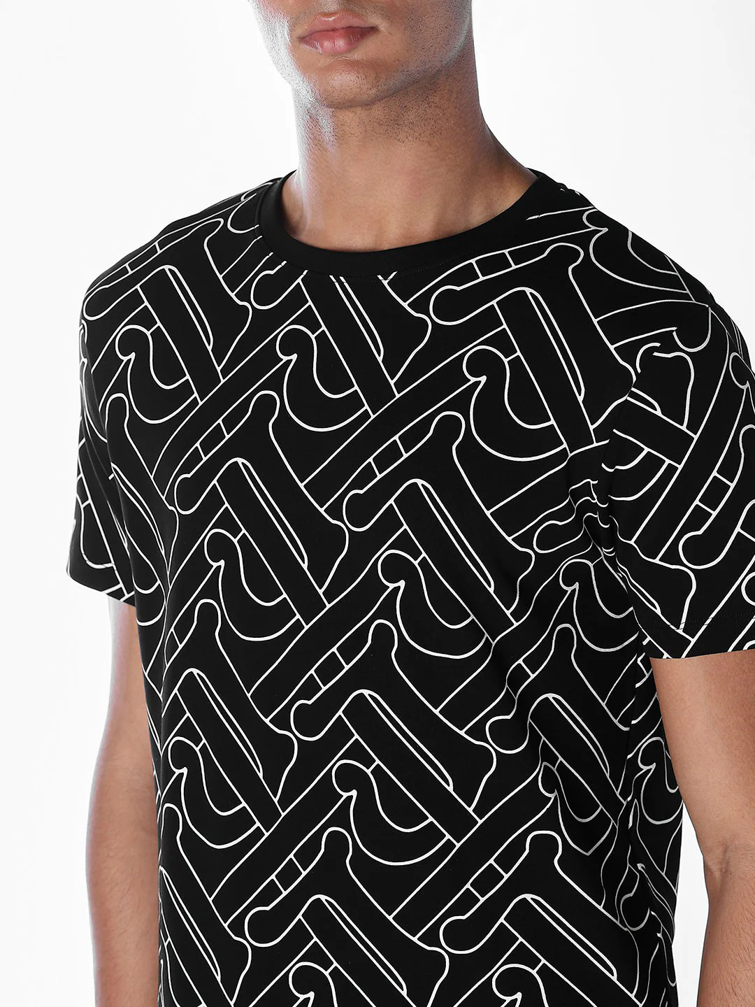 Printed Cotton T-shirt - Image 5