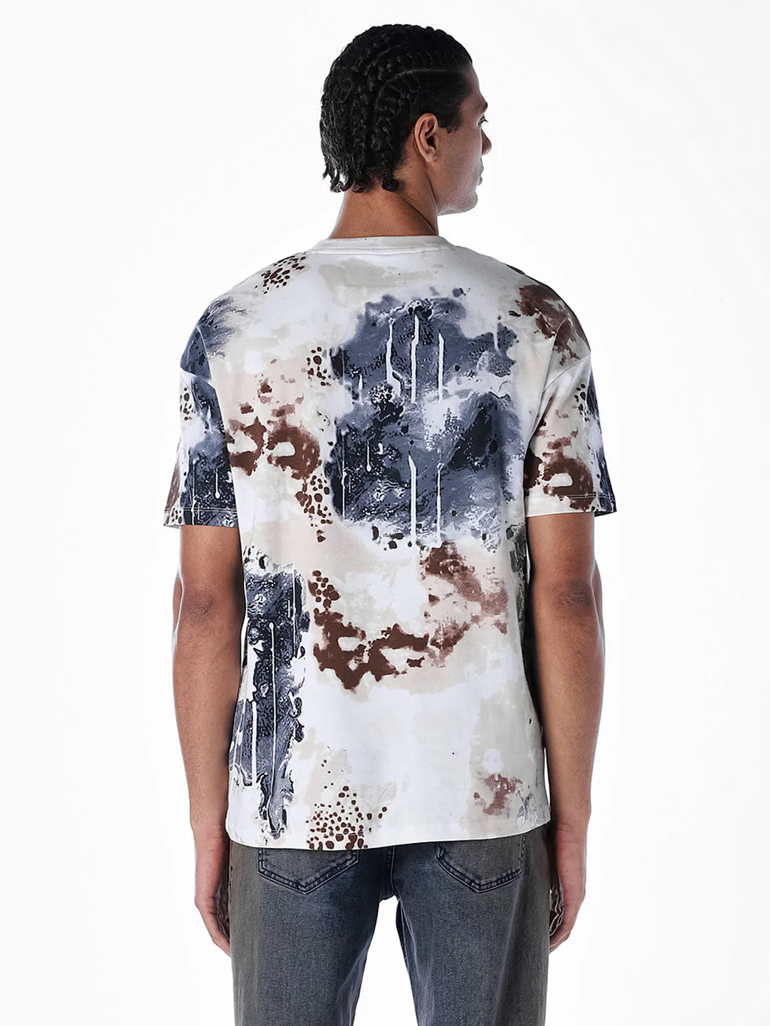 Printed Cotton Oversized T-shirt - Image 4