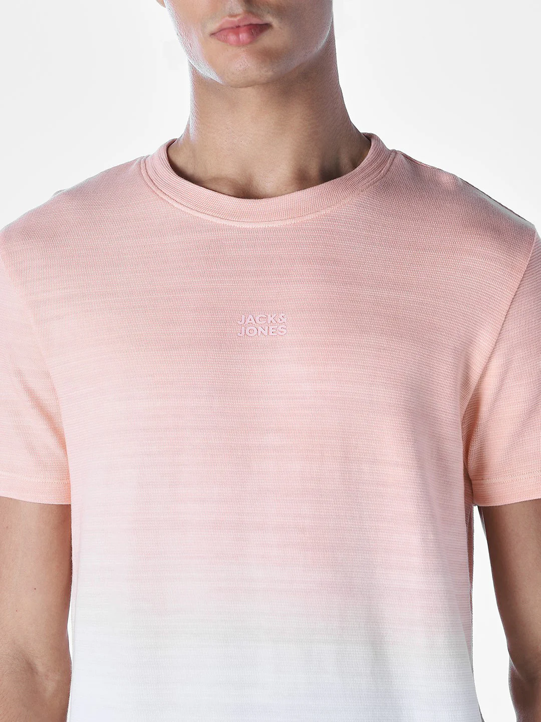 Ombre Cotton Crew Neck T-shirt - Image 5