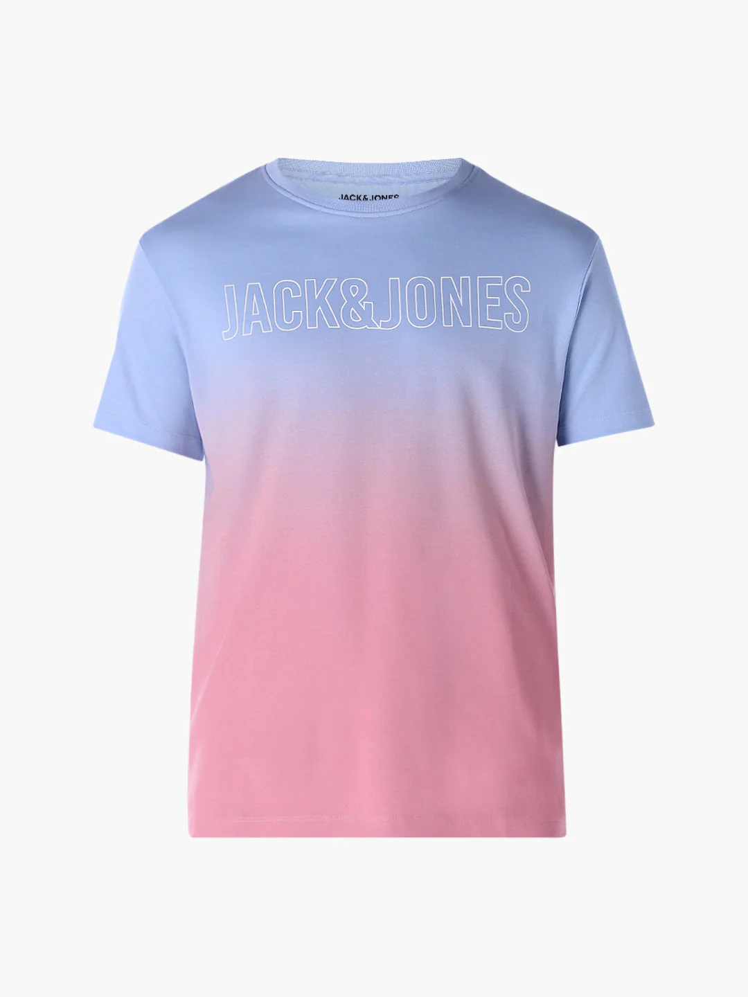 Ombre Cotton Crew Neck T-shirt - Image 7
