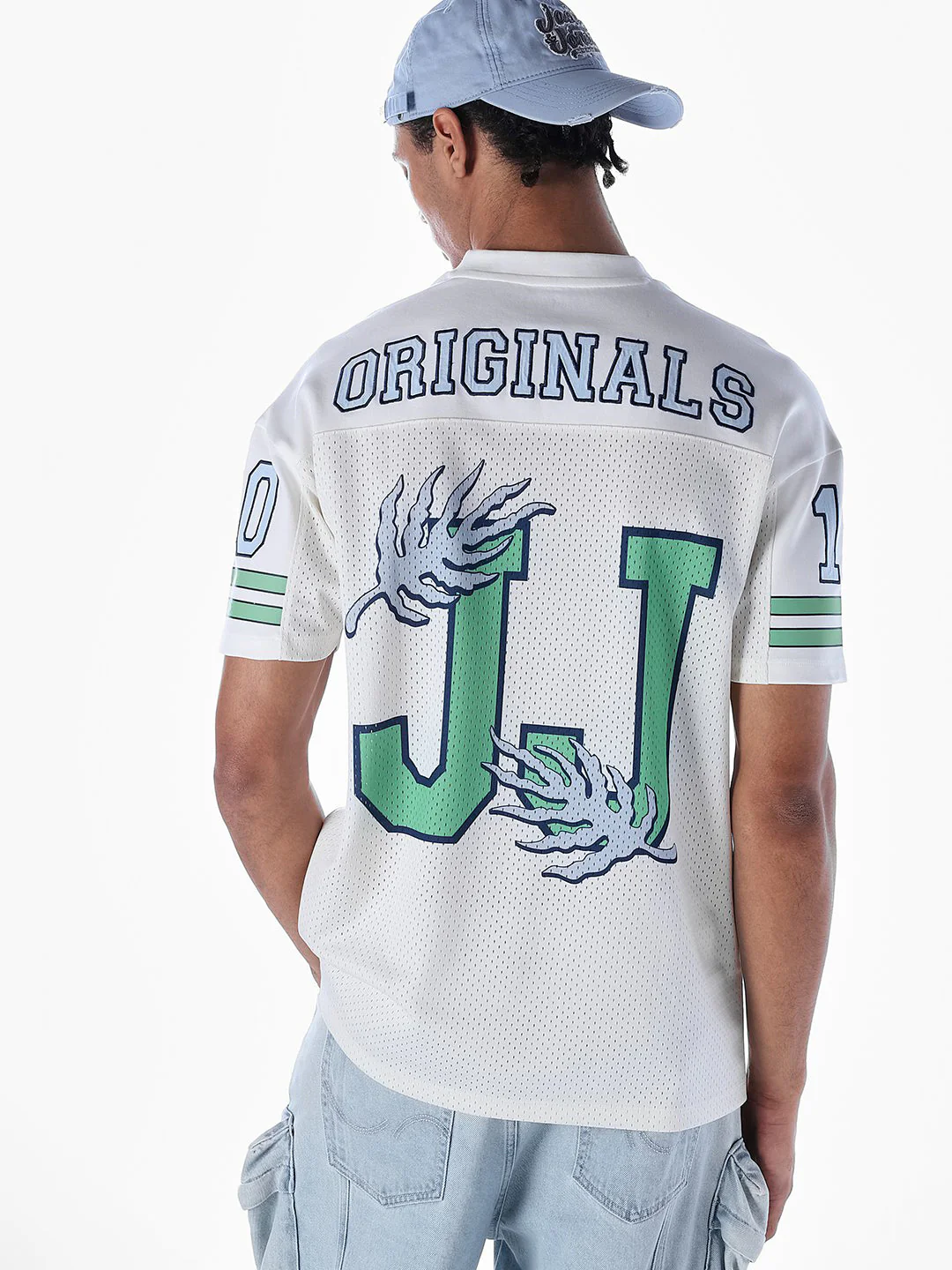 Cut & Sew Printed Oversized T-shirt