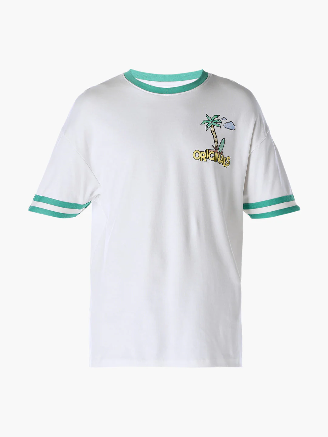 Contrast Tipping Oversized T-shirt - Image 7