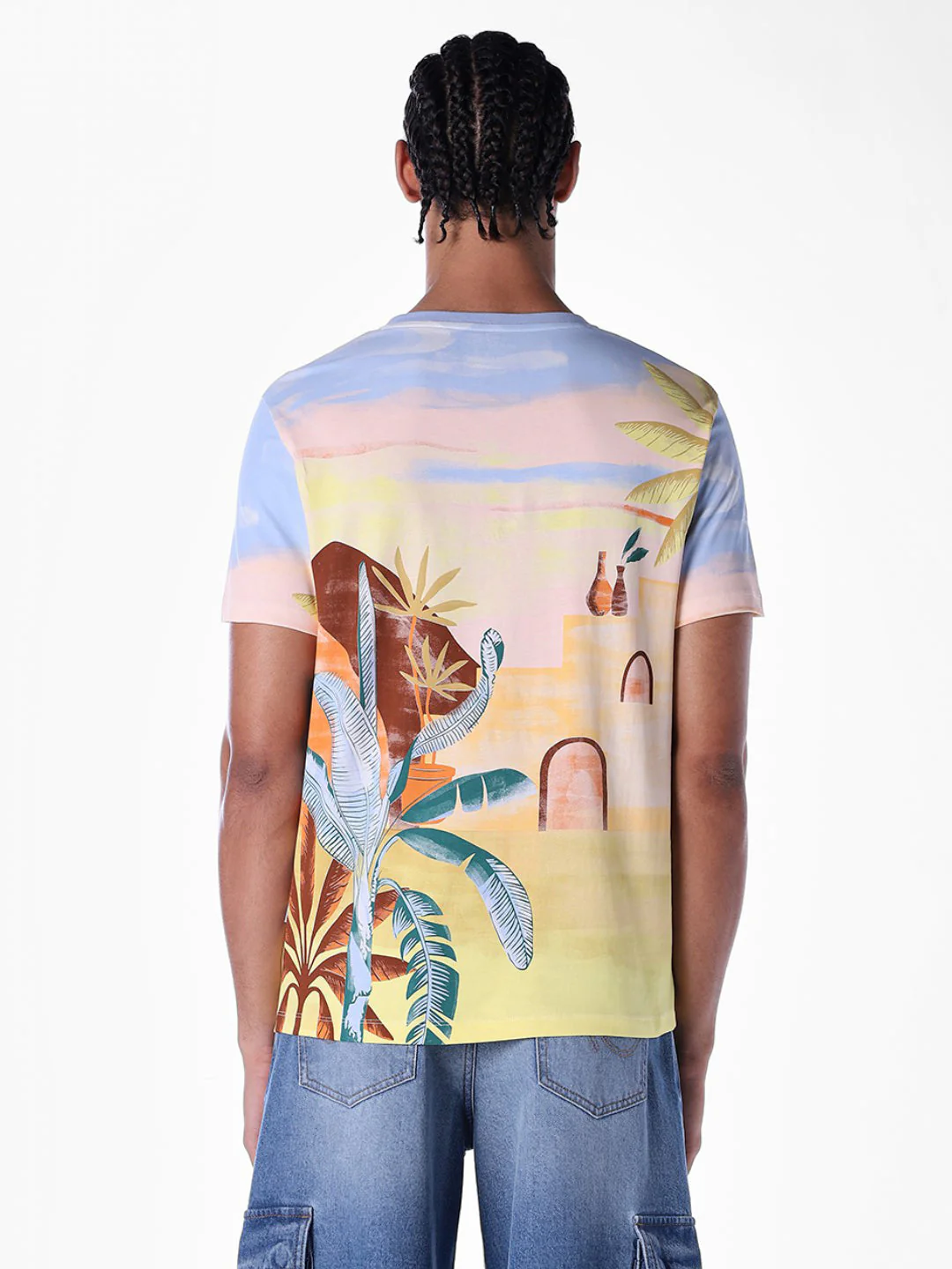 Printed Cotton T-shirt - Image 4