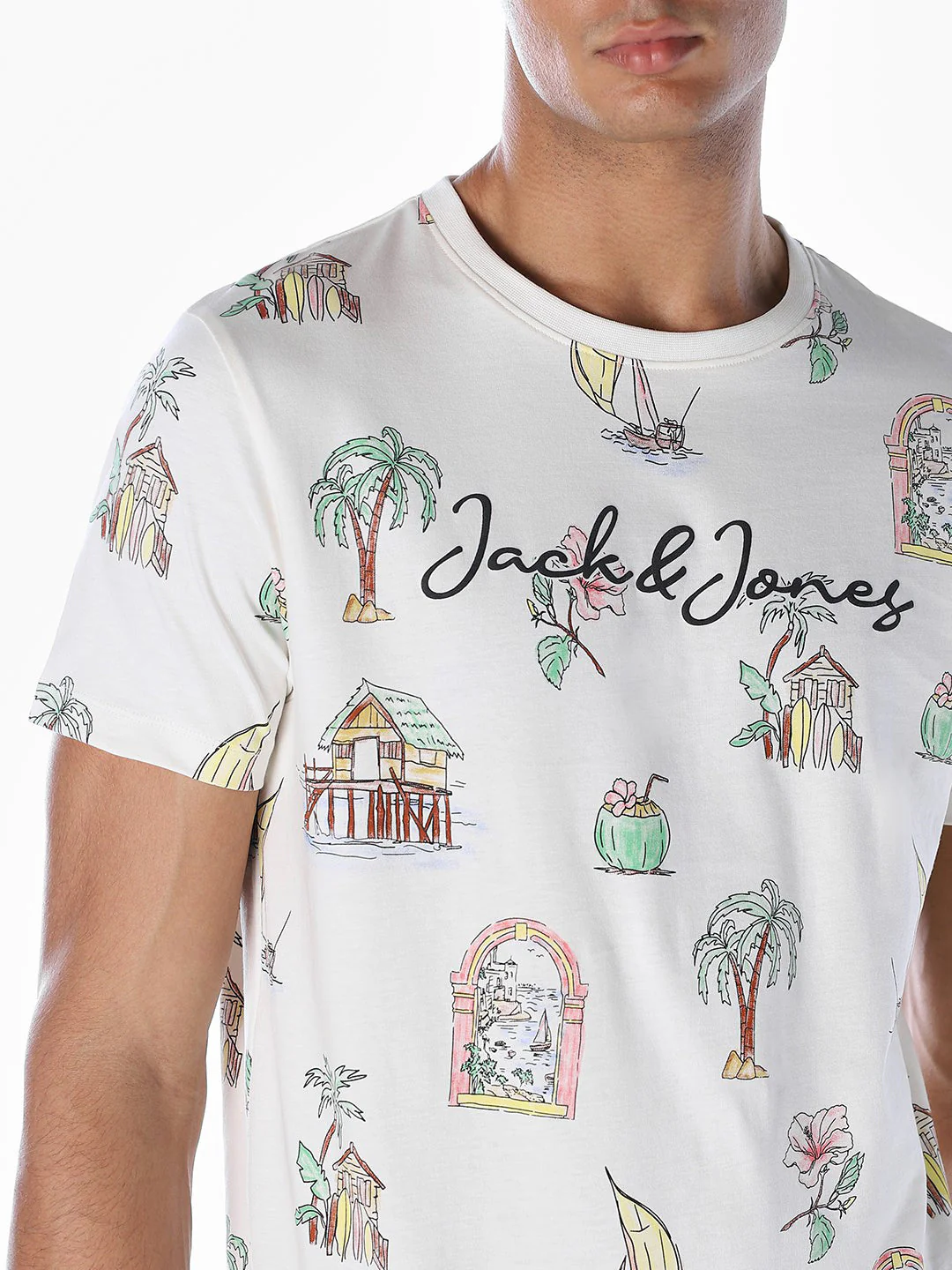 Printed Short Sleeves T-shirt - Image 5