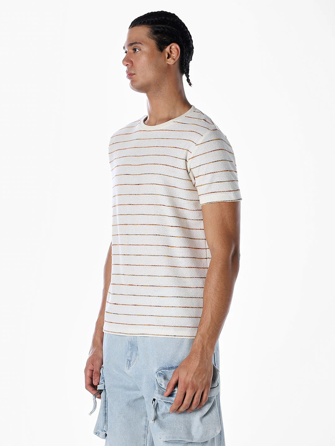Yarn Dyed Striped T-shirt - Image 3