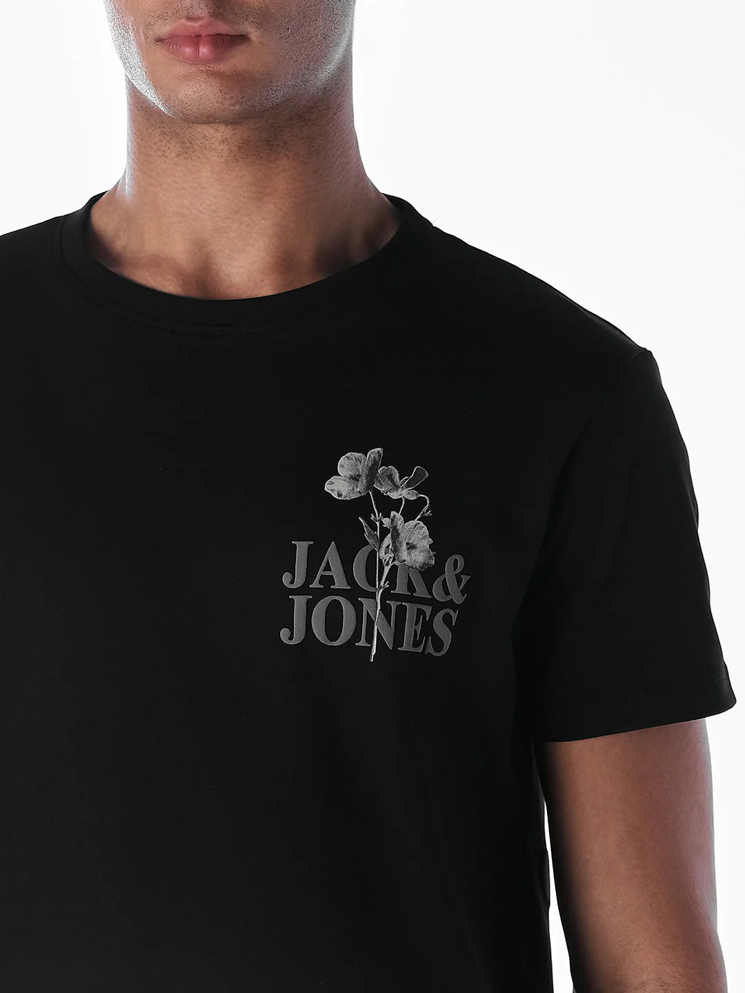 Printed Cotton Crew Neck T-shirt - Image 5
