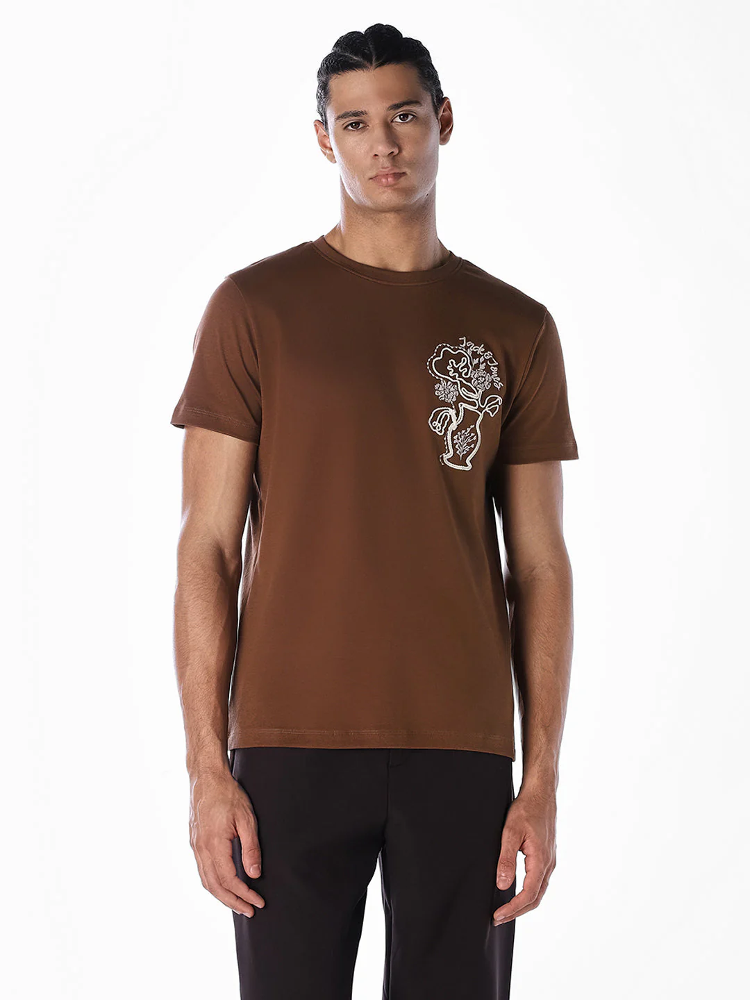 Embroidered Back Graphic T-shirt - Image 2