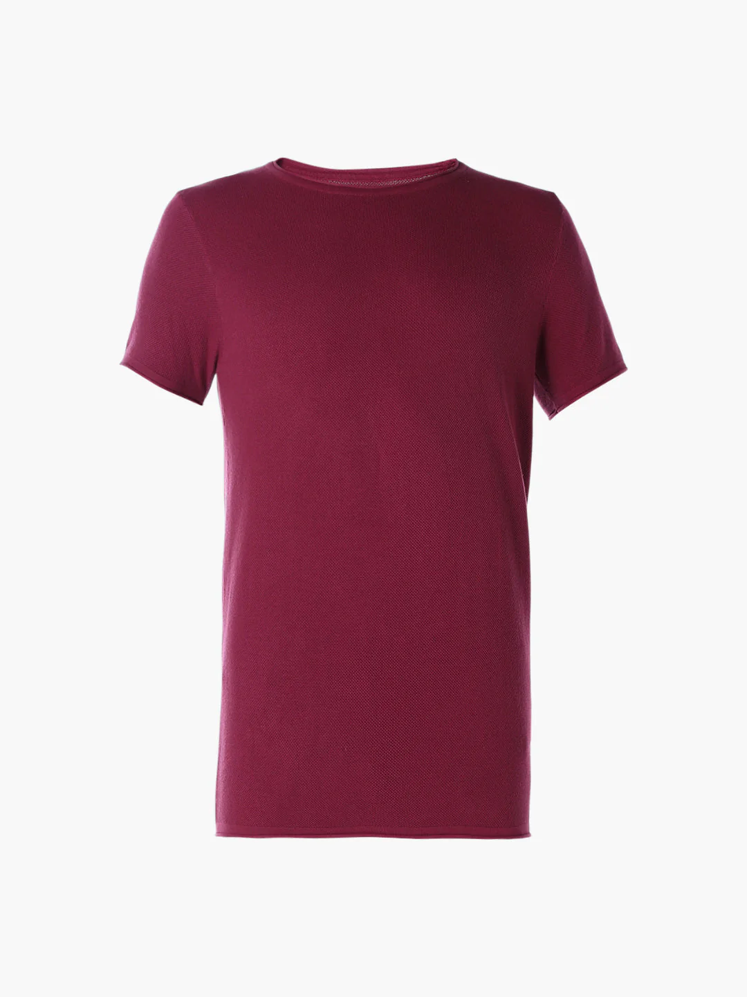 Knitted Cotton Crew Neck T-shirt - Image 7
