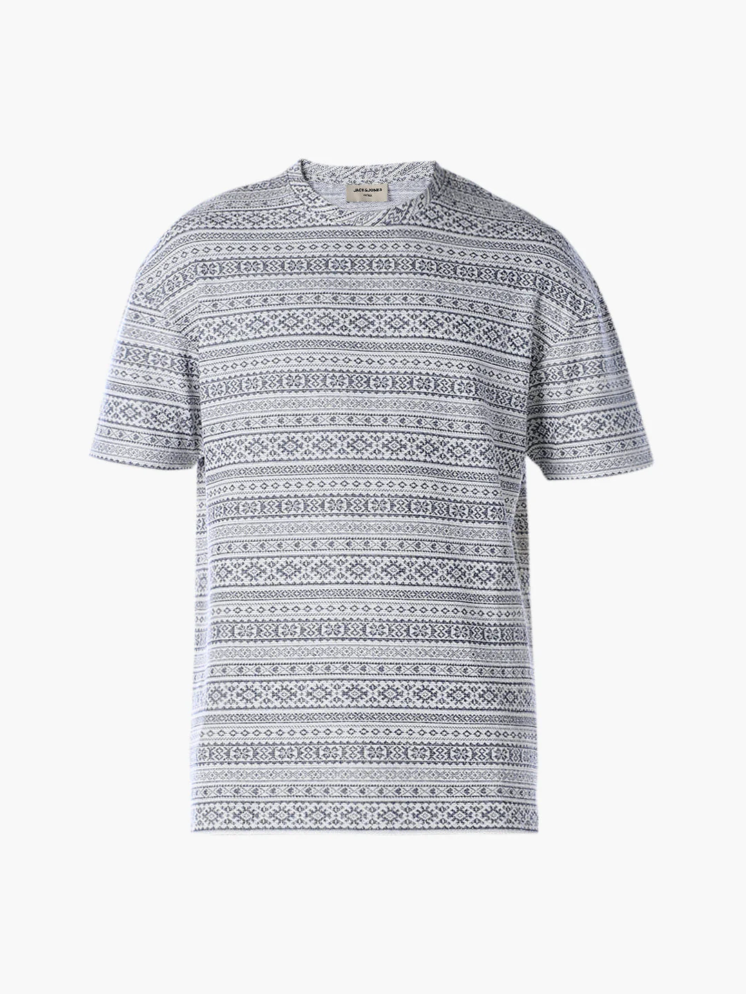 Printed Jacquard Oversized T-shirt - Image 7