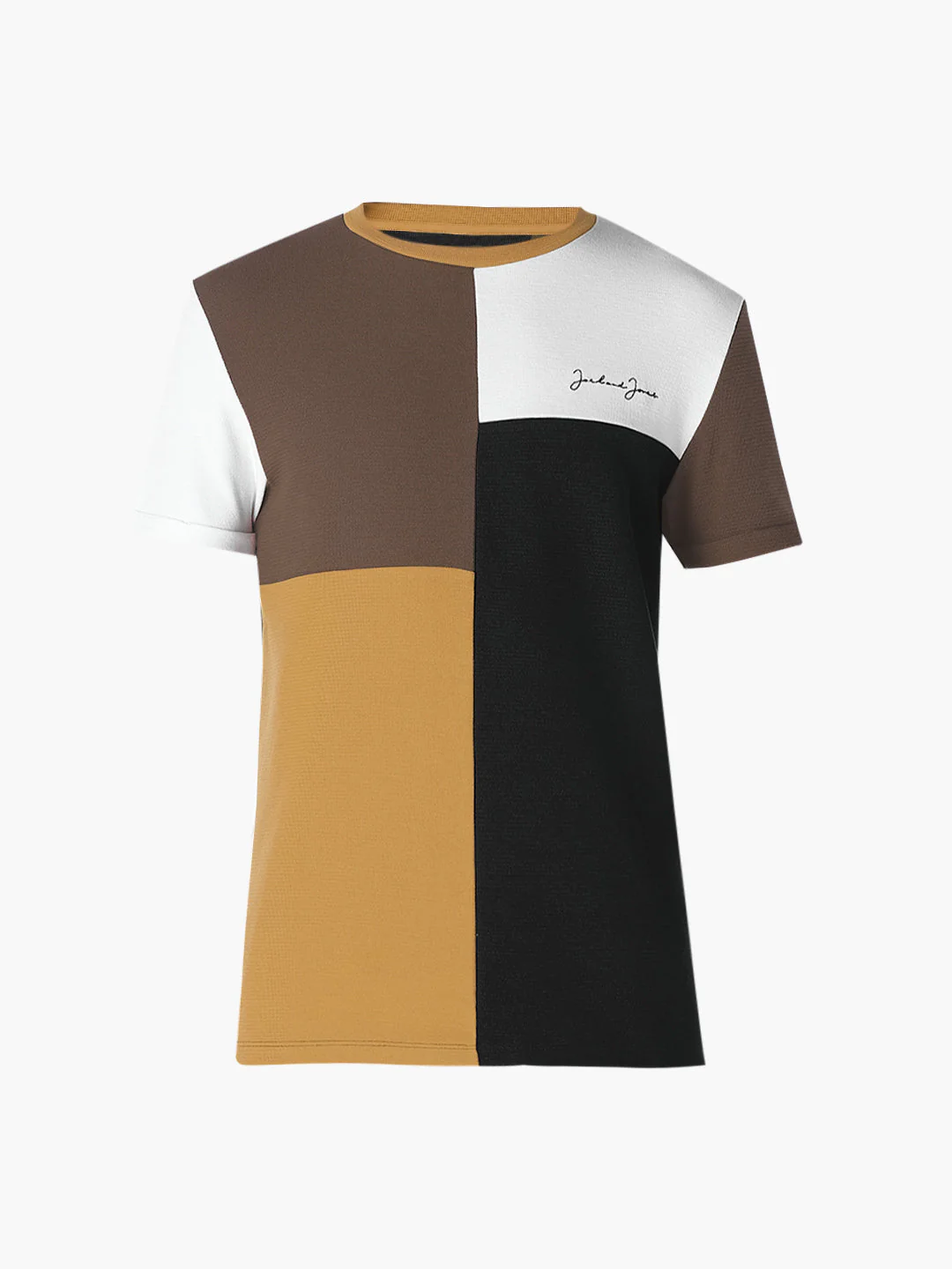 Colourblocked Crew Neck T-shirt - Image 7