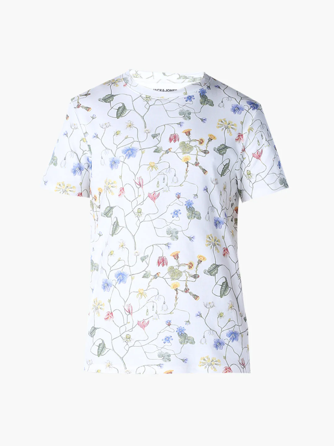 Floral Print Cotton T-shirt - Image 7