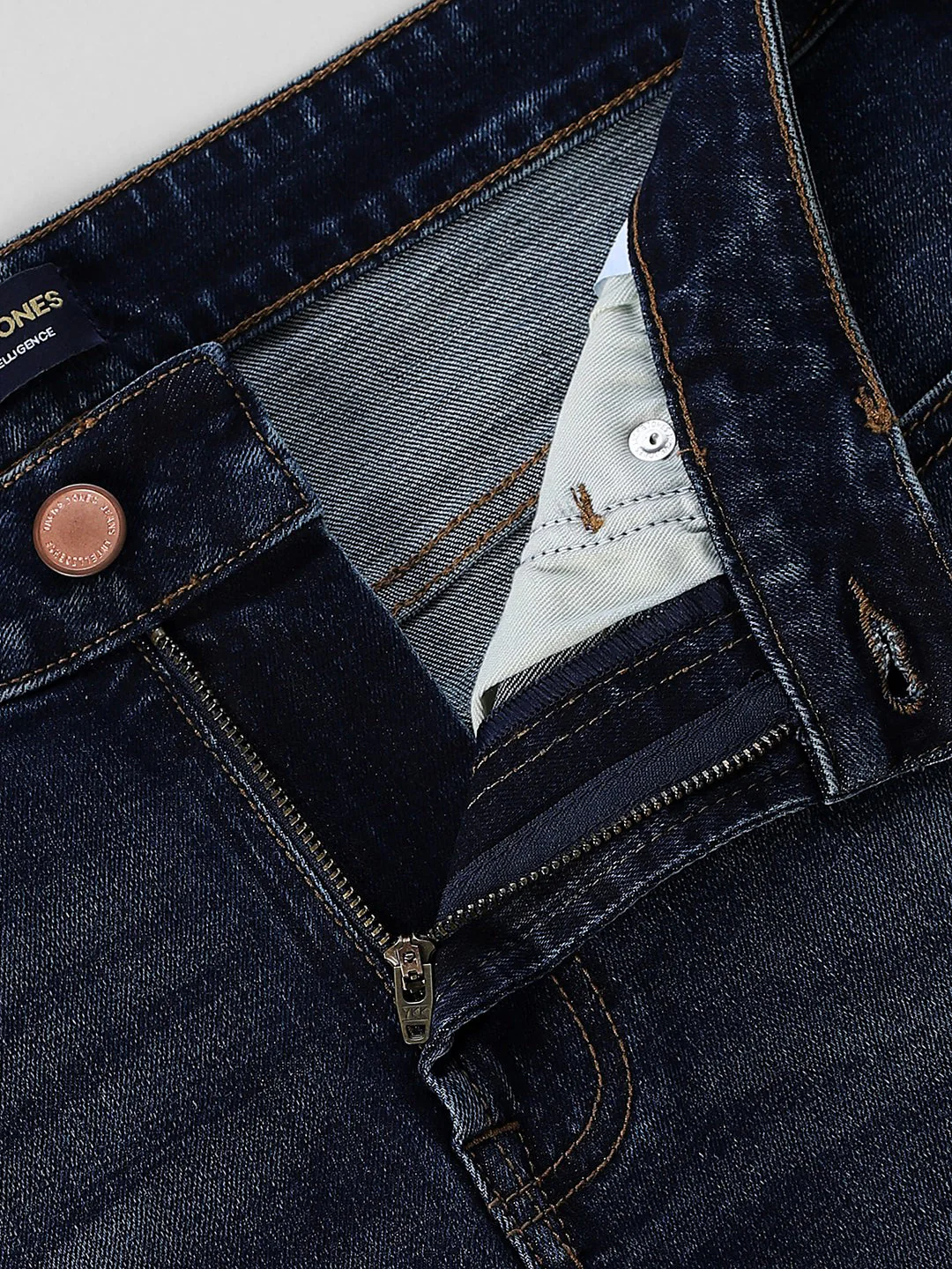 Brak Cropped Slim Fit Jeans - Dark Blue - Image 5