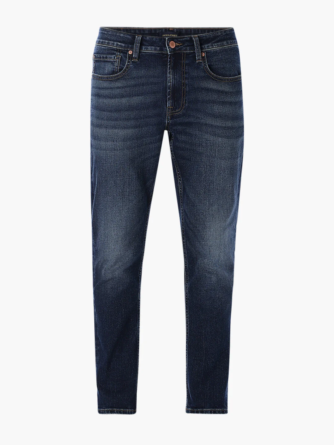 Brak Cropped Slim Fit Jeans - Dark Blue - Image 7