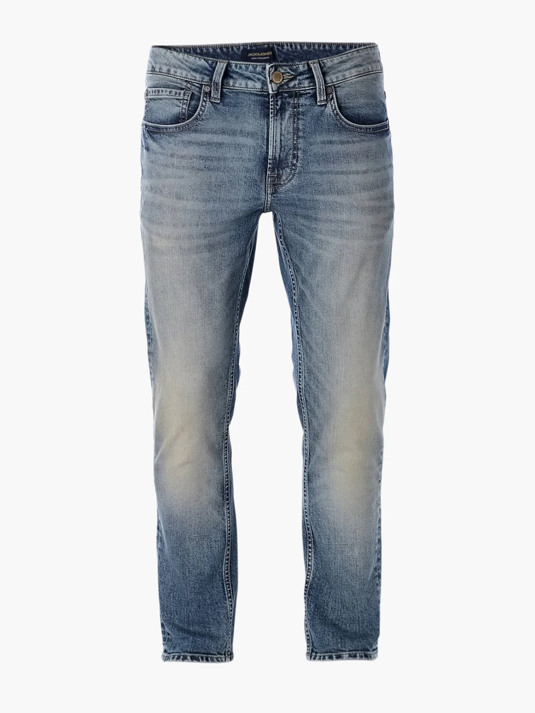 Washed Brak Slim Fit Jeans - Image 7