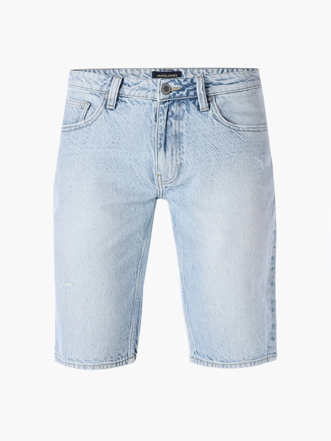 Light Blue 5 Pocket Denim Shorts - Image 7