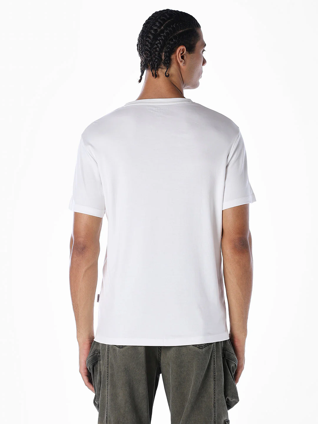 Embroidered Floral Logo Print T-shirt - Image 4