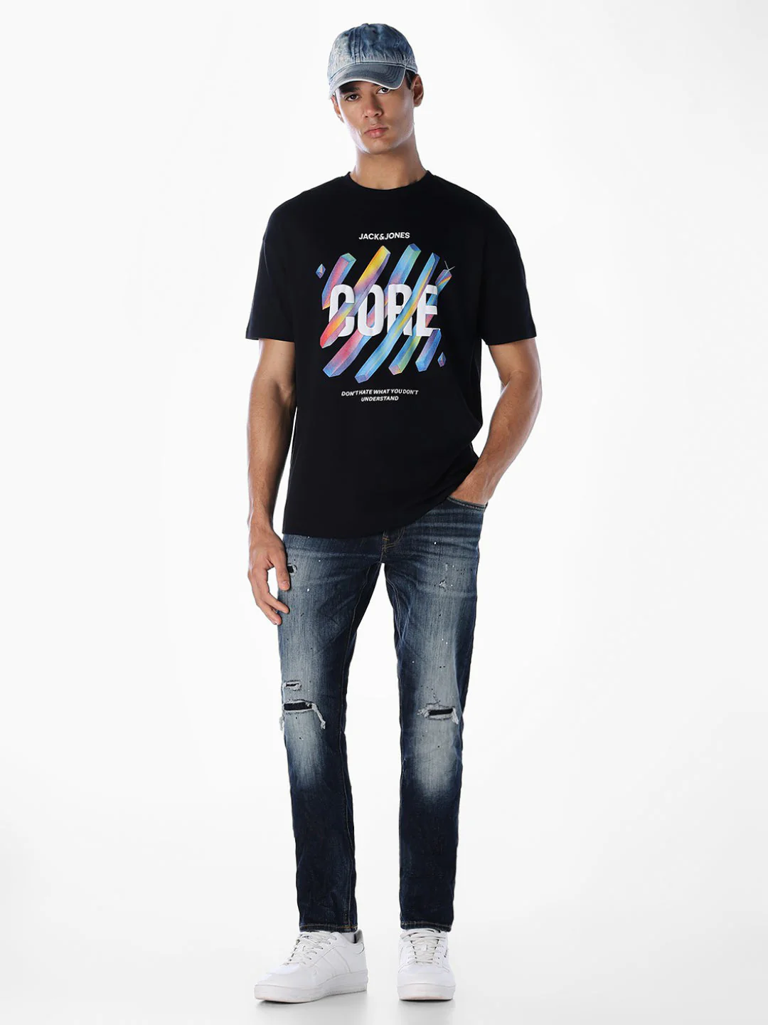Cut & Sew Printed Oversized T-shirt - Image 6