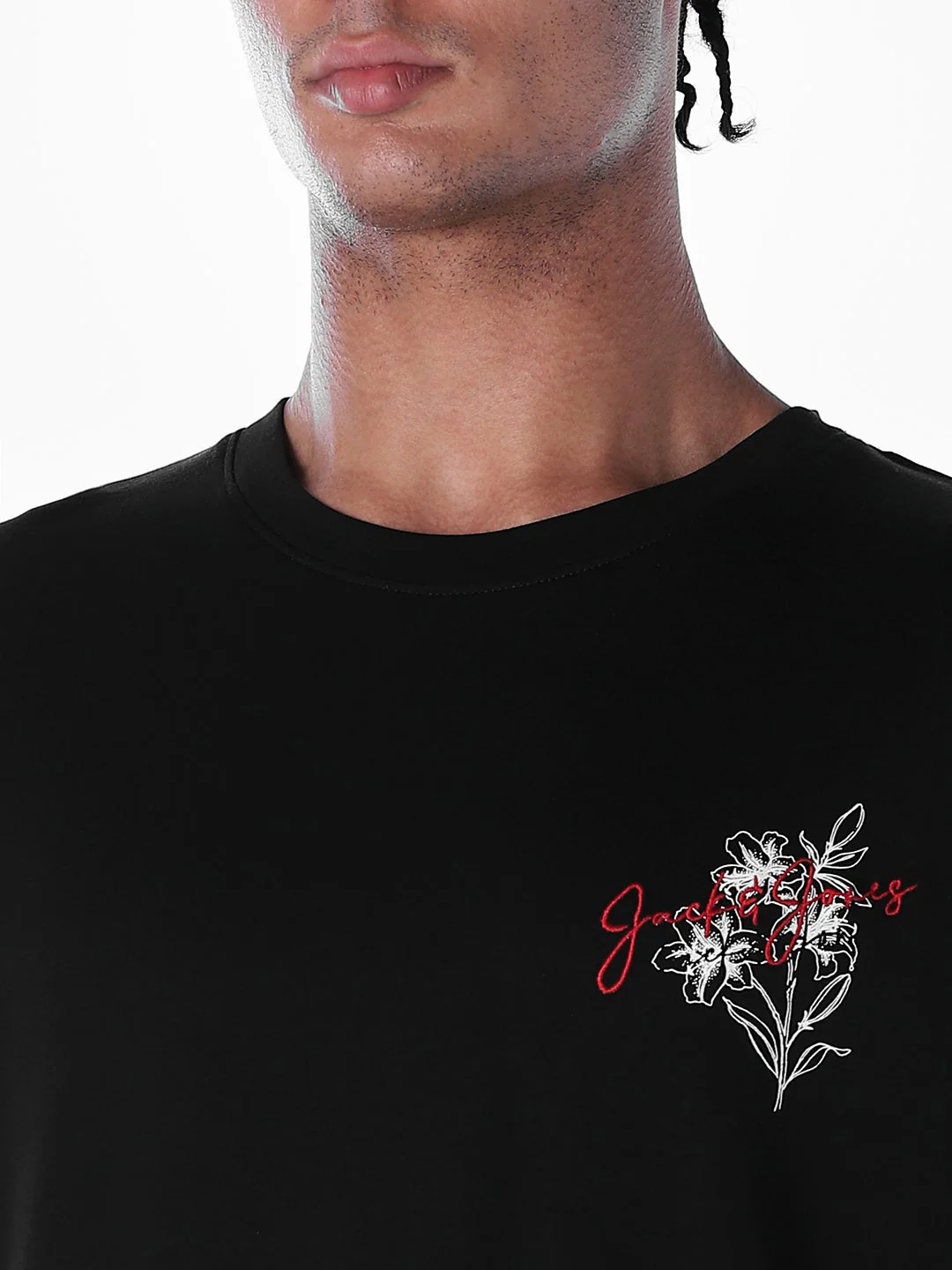Floral Back Print Oversized T-shirt - Image 5