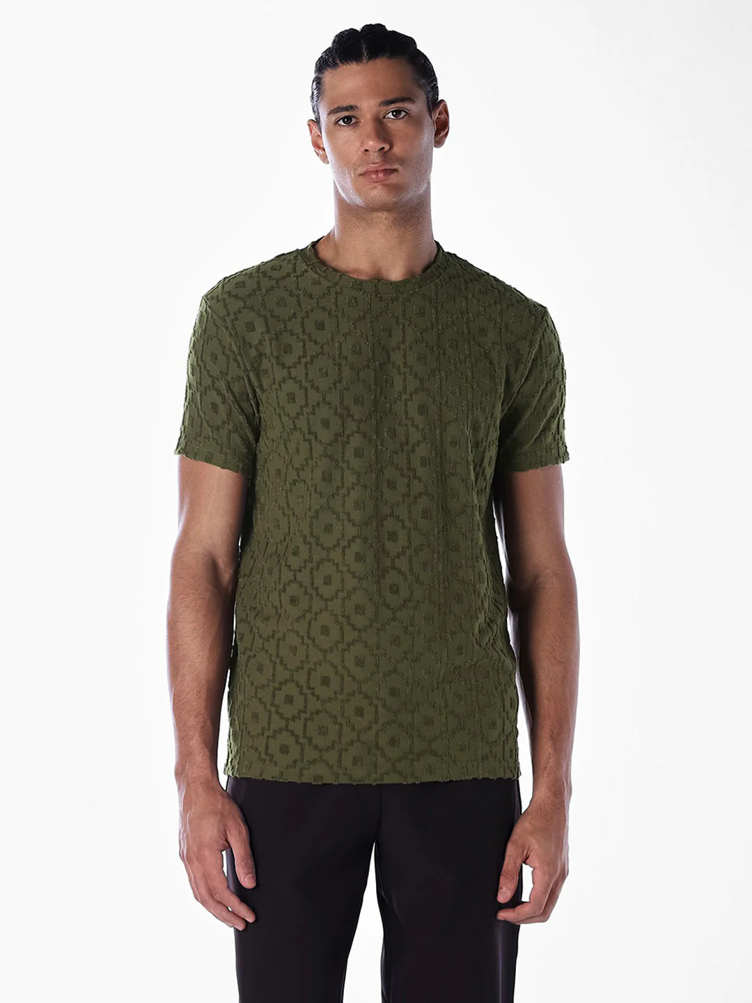Embroidered Cotton T-shirt - Image 2