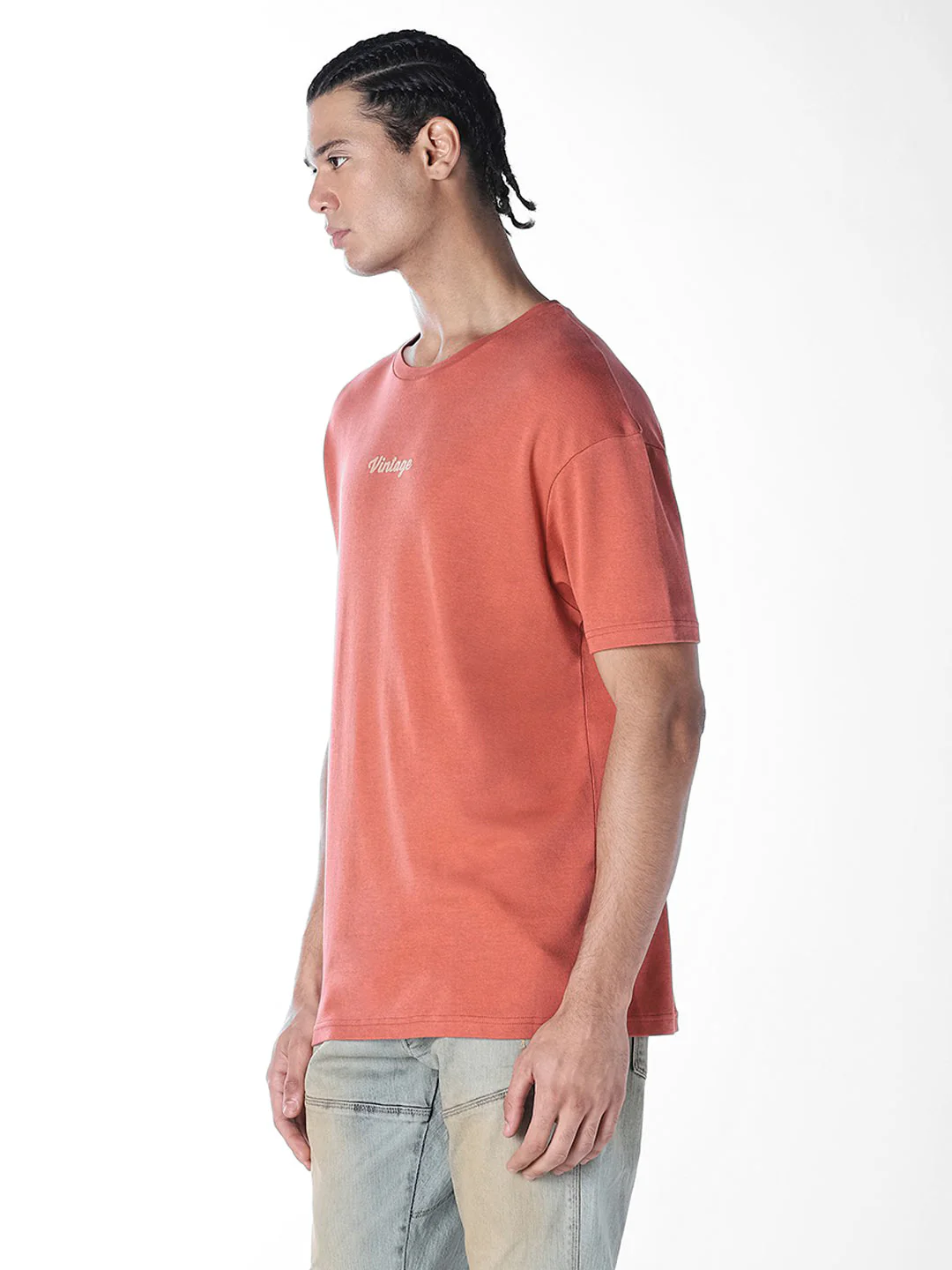 Cotton Printed Crew Neck T-shirt - Image 3