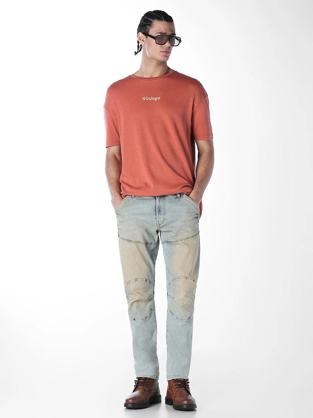 Cotton Printed Crew Neck T-shirt - Image 6
