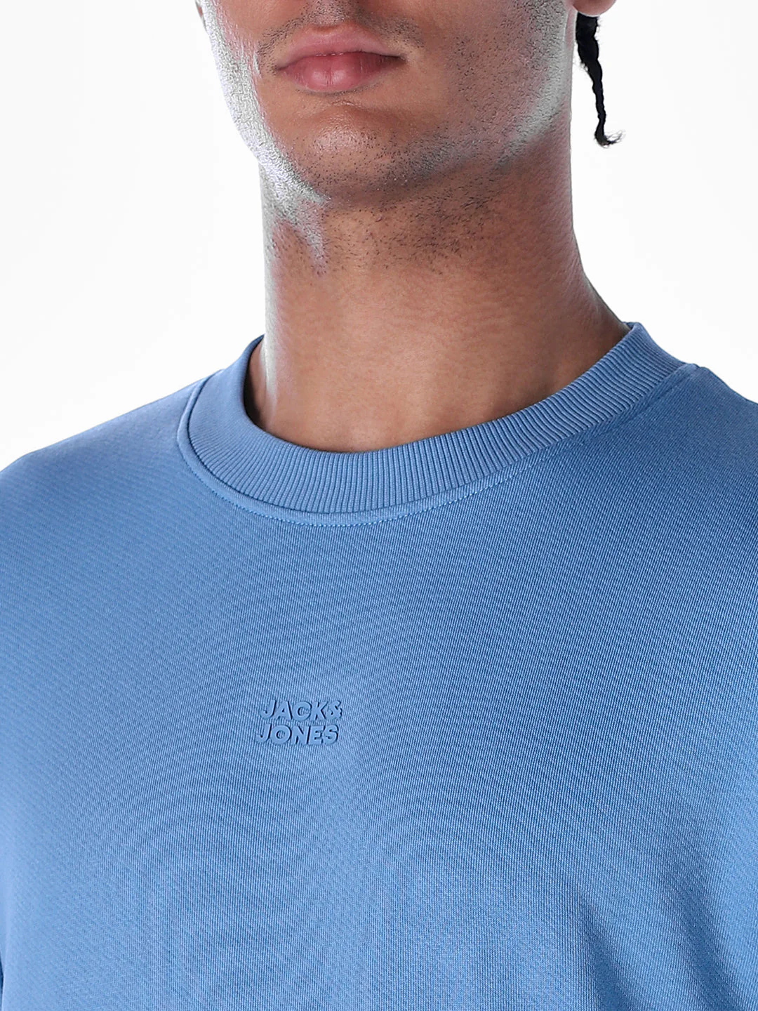 Blue Crew Neck Sweatshirt - Image 5