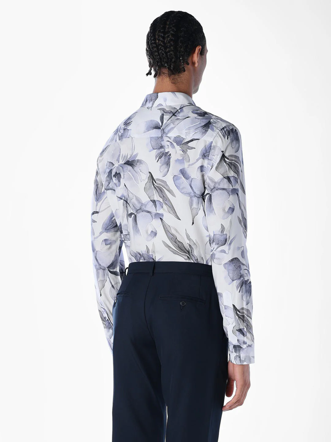 Viscose Printed Slim Fit Shirt - Image 4