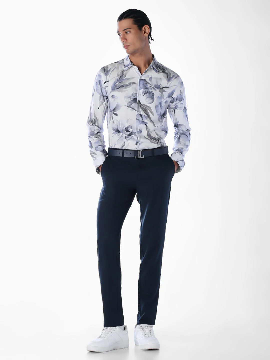 Viscose Printed Slim Fit Shirt - Image 6