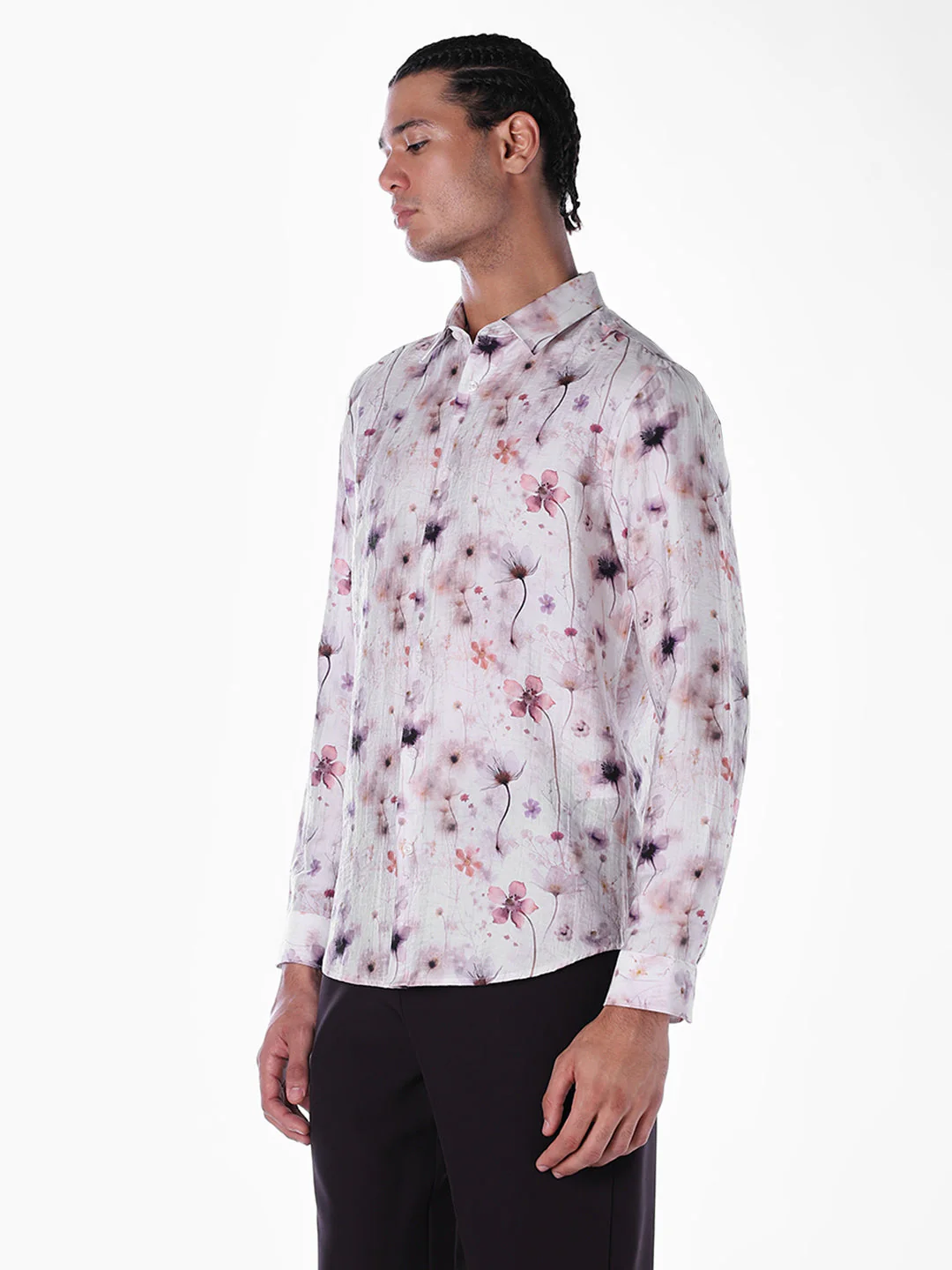 Tencel Blend Floral Shirt - Image 3