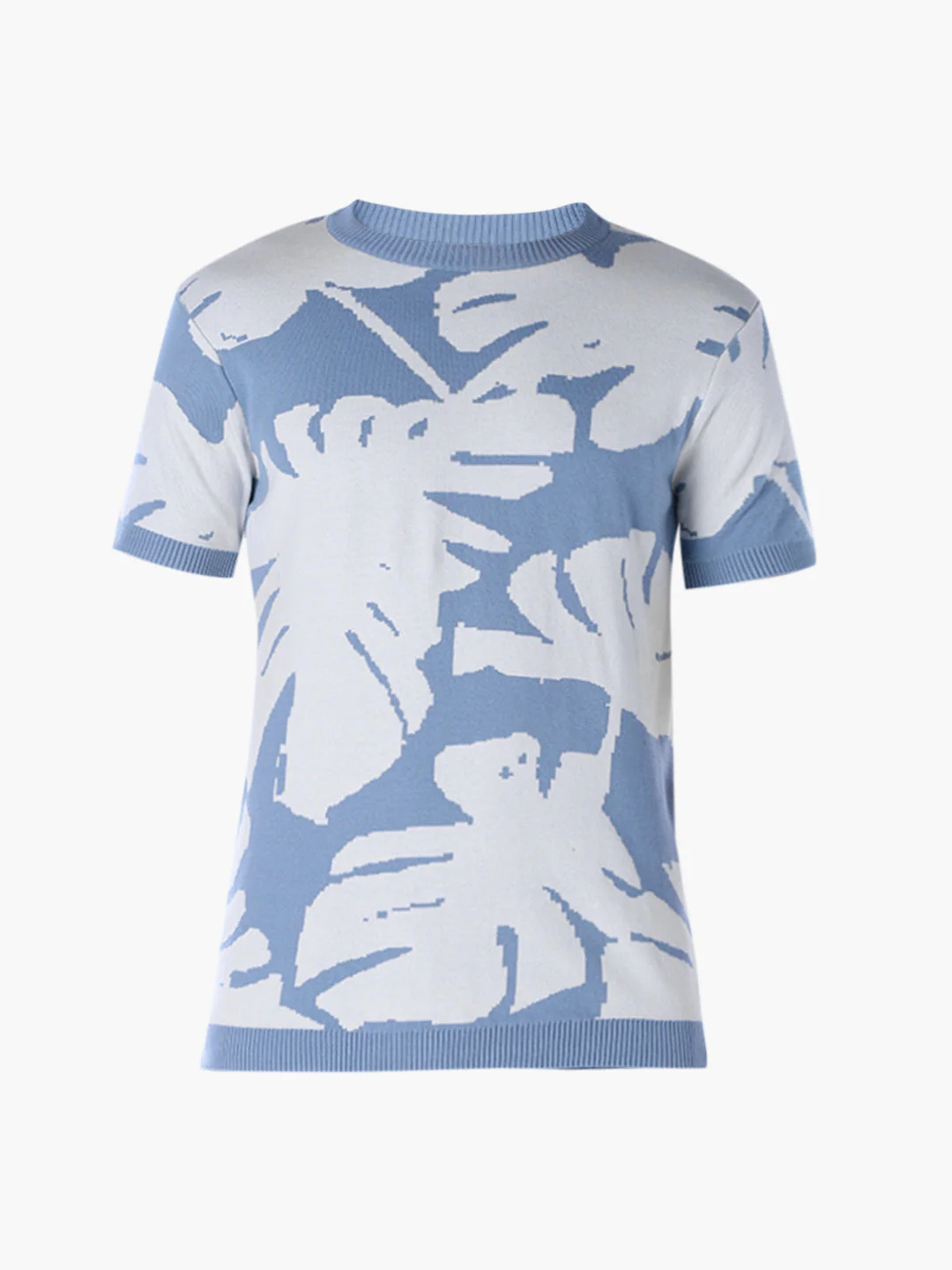 Jacquard Printed Cotton Pullover - Image 7