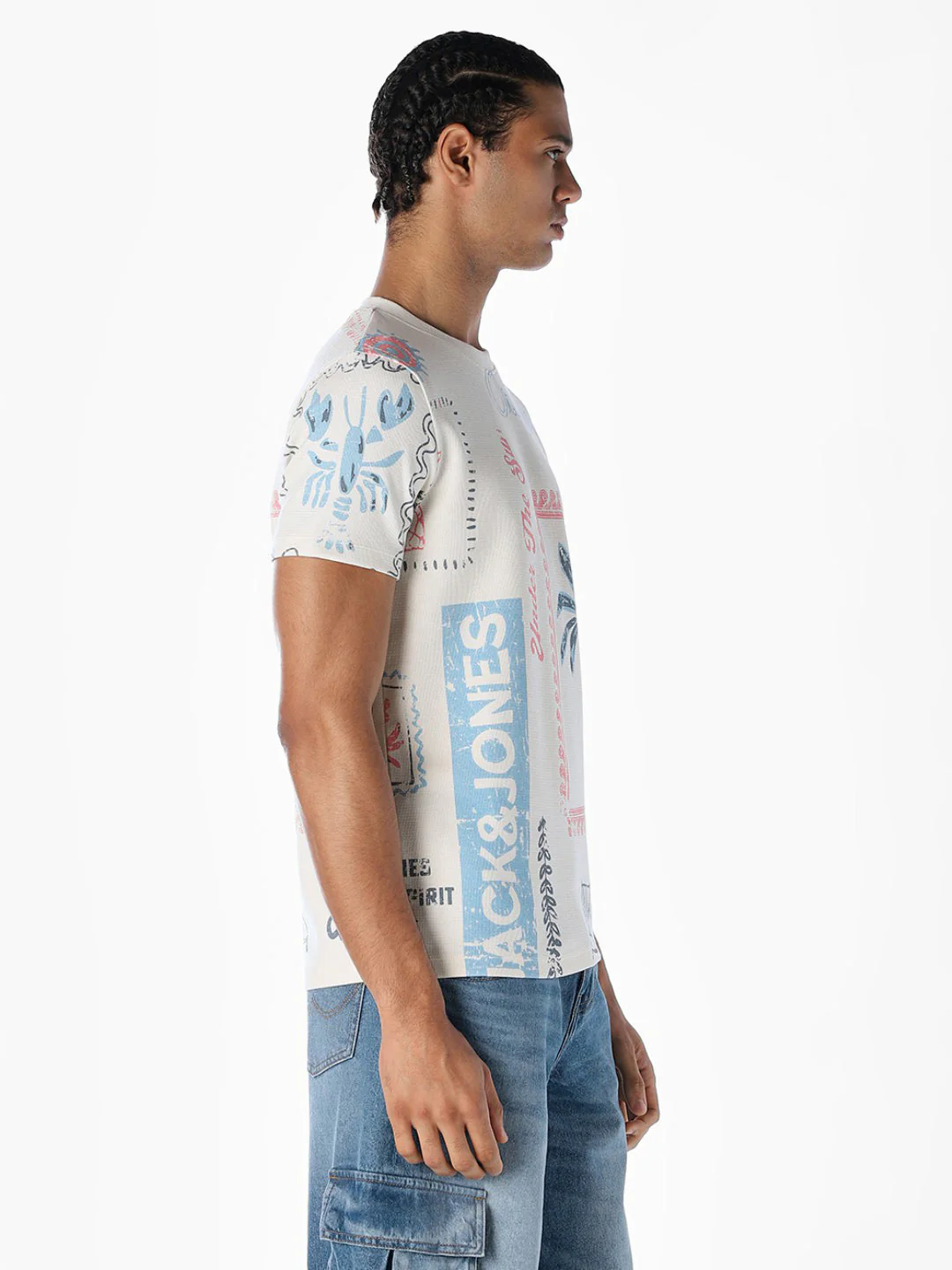 Printed Cotton Oversized T-shirt - Image 3