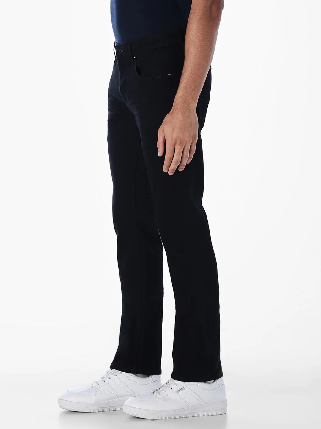 Black Jaden Regular Fit Jeans - Image 2
