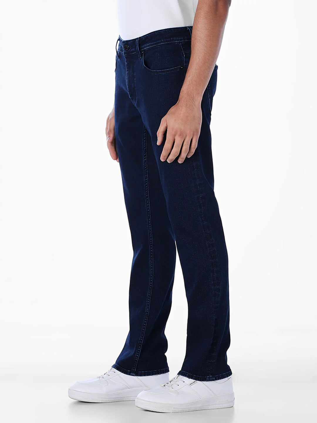 Dark Blue Scott Regular Fit Jeans - Image 2