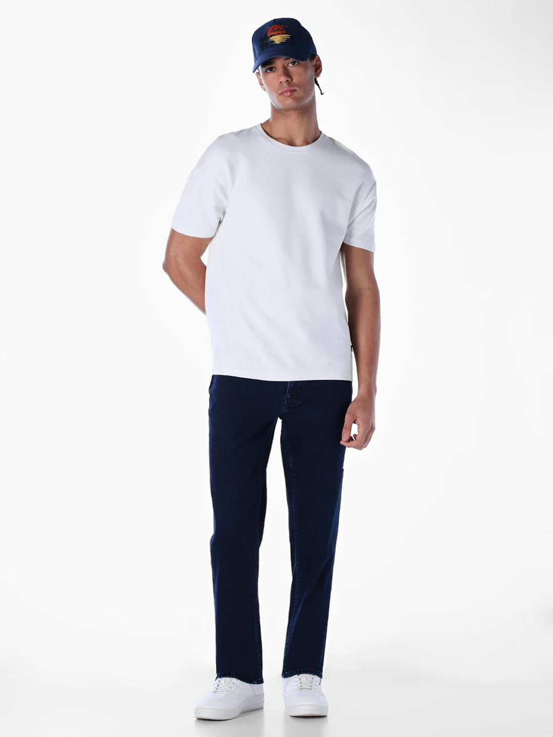 Dark Blue Scott Regular Fit Jeans - Image 6
