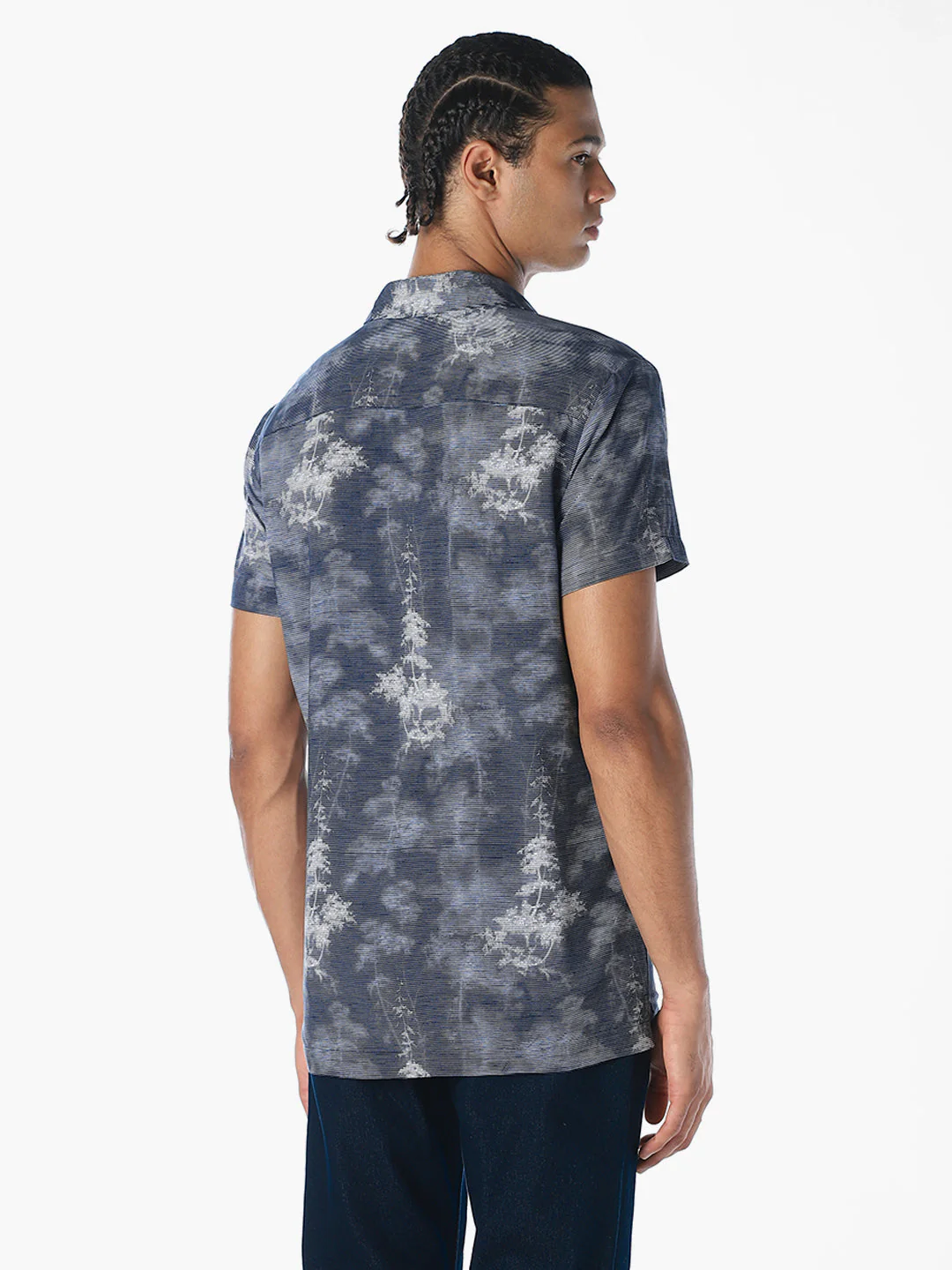 Tencel Abstract Print Shirt - Image 4